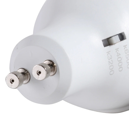 CRI 80 6W 120D GU10 Dimmable LED Spotlight met Multi CCT Selection 3000K/4000K/6500K