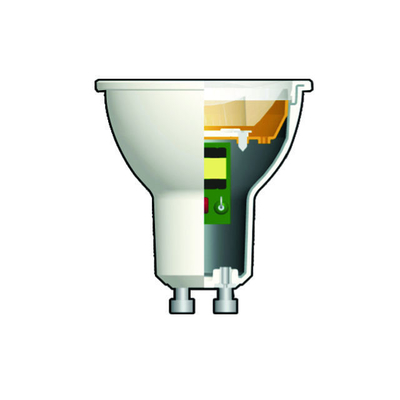 Indoor LED Gu10 Spotlight 7w kantoorlamp met verlichting en circuitontwerp