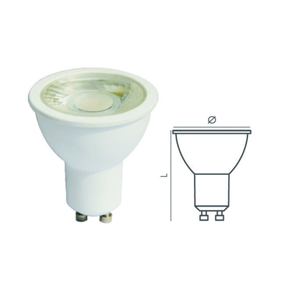 Indoor LED Gu10 Spotlight 7w kantoorlamp met verlichting en circuitontwerp