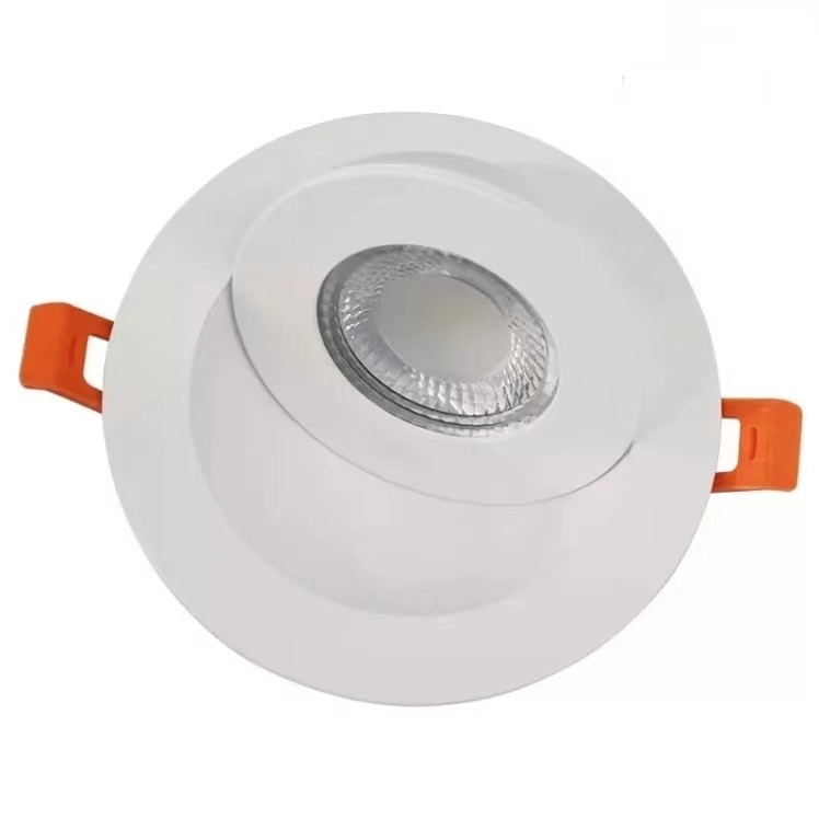 Home Office 5W 360D Beam Angle Recessed LED Downlight met 80 Ra CRI en Sleek LED Design