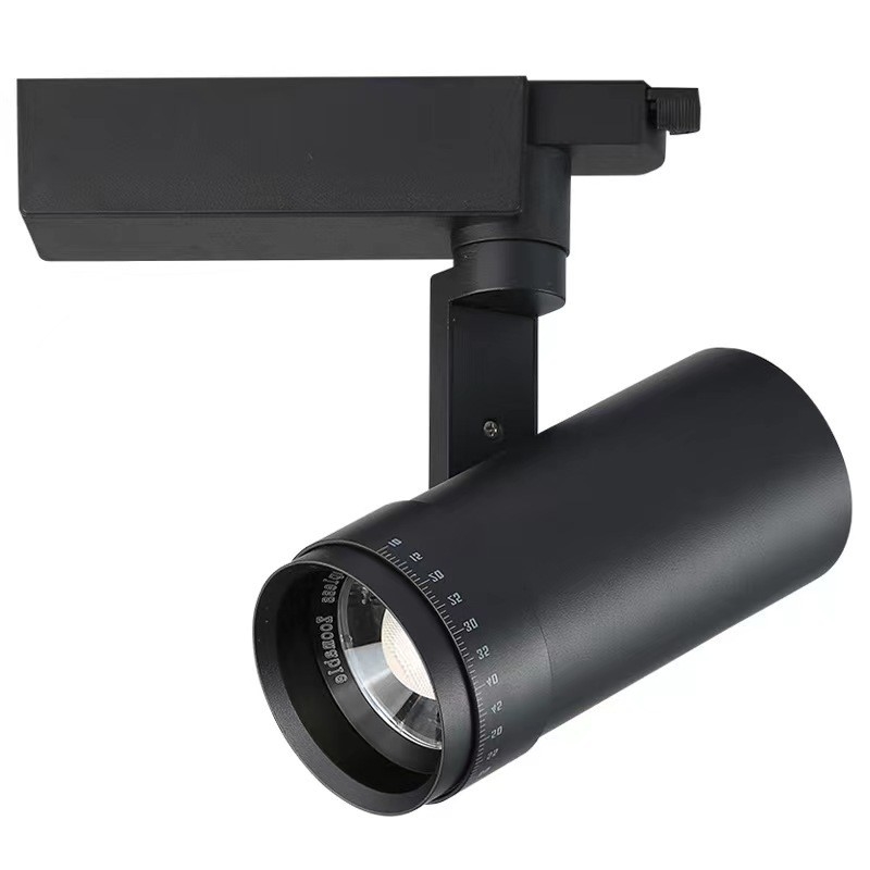 90 Ra 1CCT Ingebouwde bestuurder Anti-glare 10-60 graden Zoombare lens LED Focus Light Track Light 0.8kg