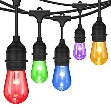 Decoratie RGB S14 Led Holiday String Light Voor veelkleurige LED Frequency 50Hz/60Hz
