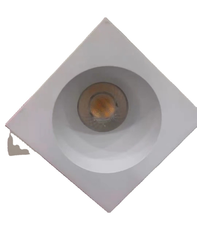 Single Head COB Spotlights Plafond Downlight 6W 3000K-3400K-4000K 3CCT Vierkant Anti-glare