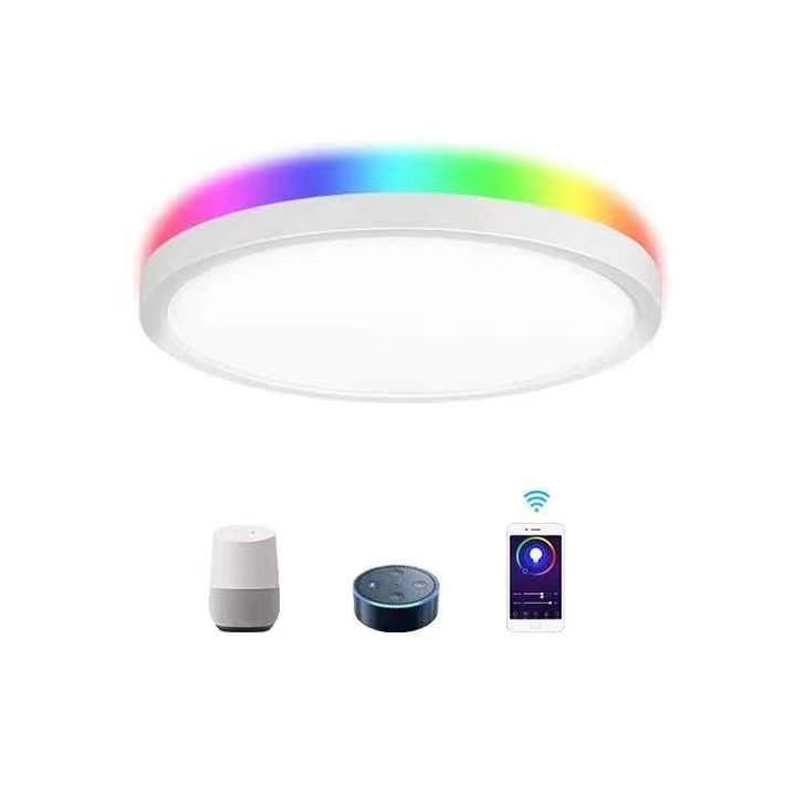 Aluminium legering LED Smart Light 30w Slim Tuya Wifi Smart LED Plafondlicht voor thuis kantoor