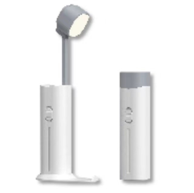 Draagbare LED-tafellamp 5W oplaadbare tafellamp met ondersteunende dimmer en lichtbron