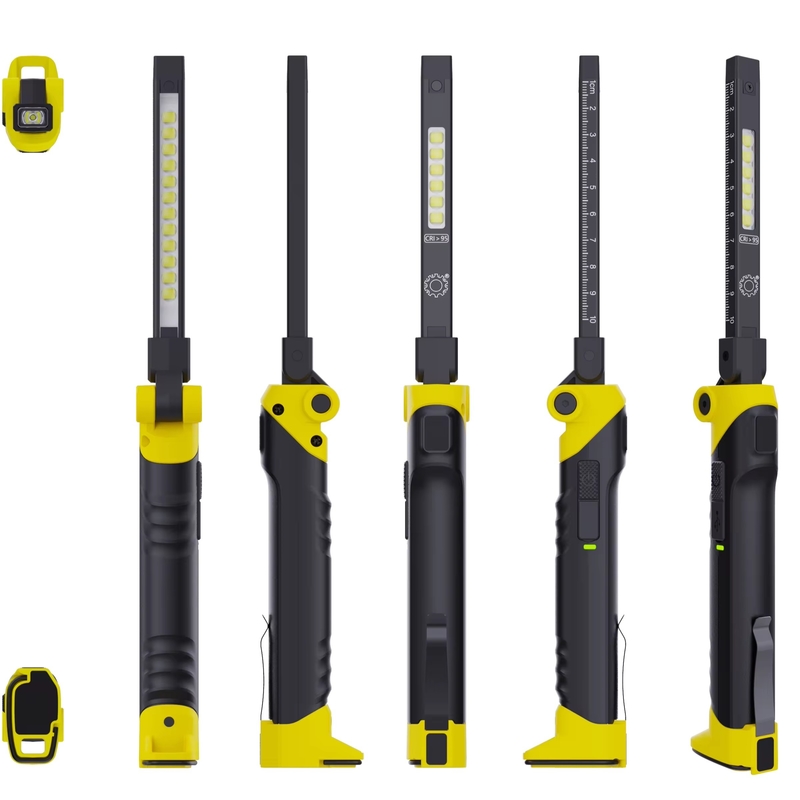 Verlichtingsoplossingen Service CRI95 Kleurmatch Oplaadbaar LED-werklicht met magnethoek