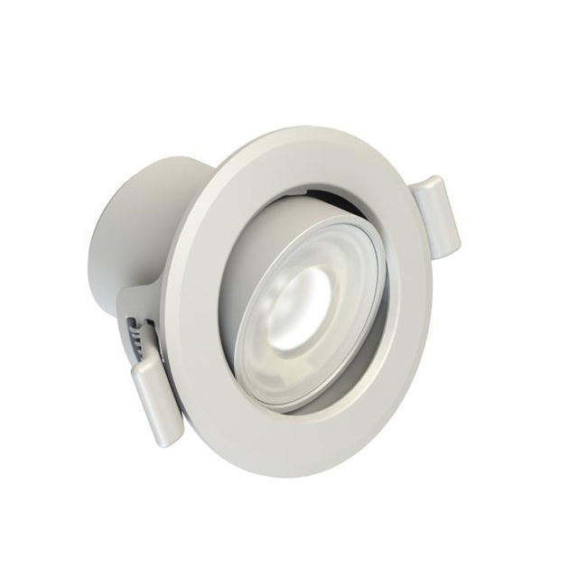 2700K zachte warme witte LED-downlight 5w voor een lange levensduur en ingebouwde cut-out 70mm