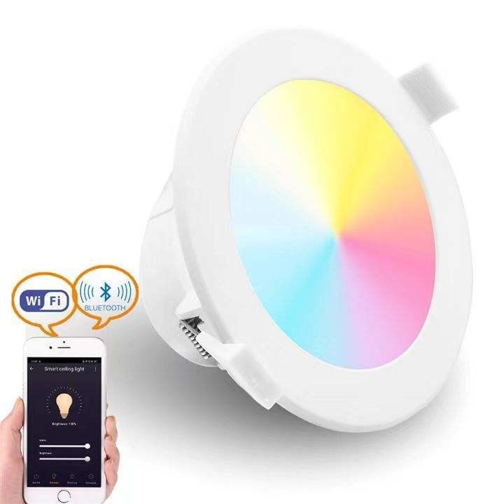 TH0356 Bron LED-paneellicht 18W voor Home Office Decoration Dimmable Smart RGB Downlight