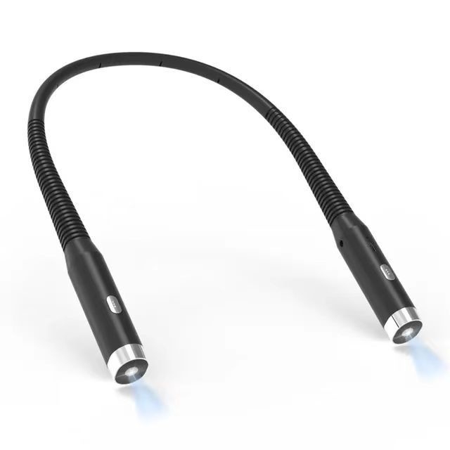 Besturingsmodus Schakelaar Besturings Led Draagbare Flexible Neck Hanging Charging Book Light voor DIY