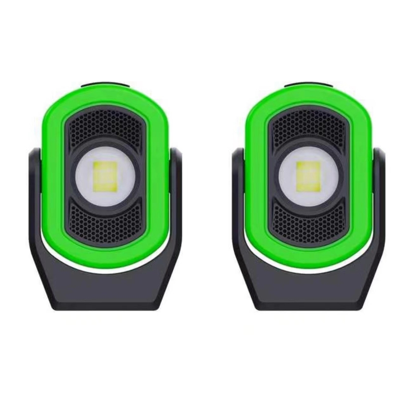 Gelijkstroomvoorziening Groen LED USB Type-C Lithium oplaadbaar werklicht voor onderhoud