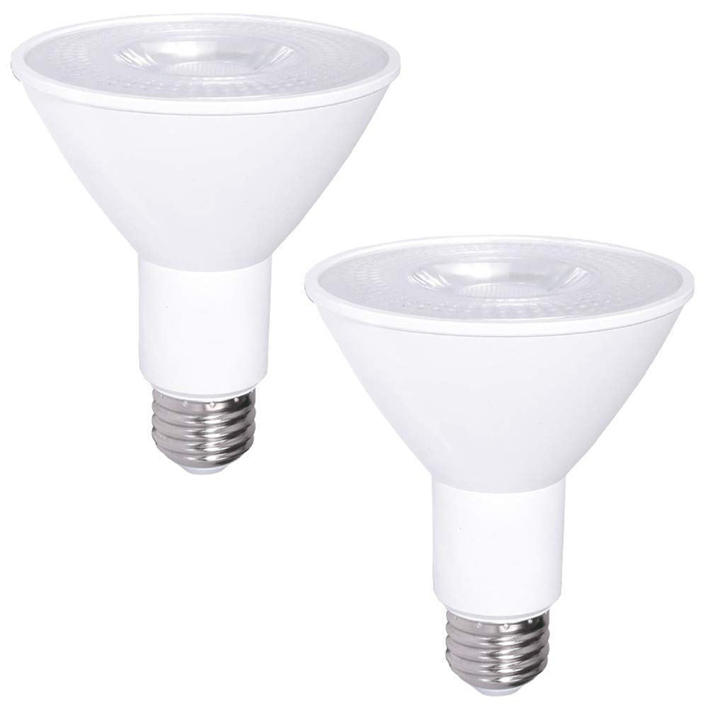 12W 100W dimbare waterdichte E26 3000K warm witte LED-schijnwerperlamp PAR30-knopcontroller
