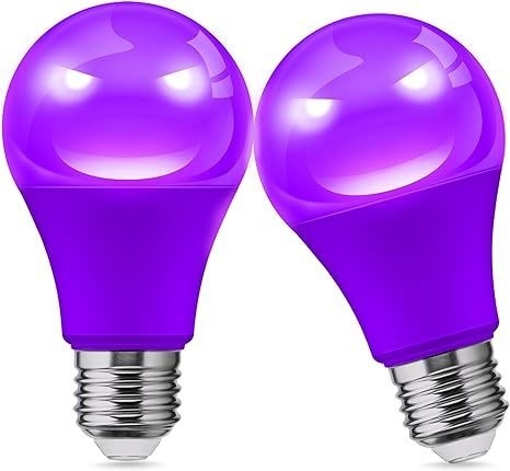 15000 uur werken Levensduur Paarse LED-lamp A19 9W voor huis- en feestversiering