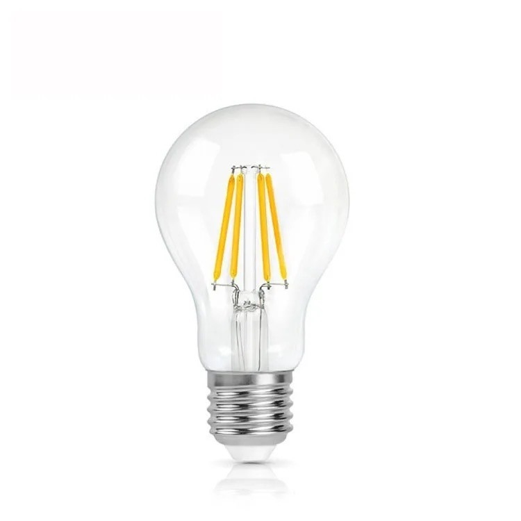 ETL-lijst A19/A60 3000K 7W AC110V E26 Dimmable filamentlampen met 15000 uur levensduur