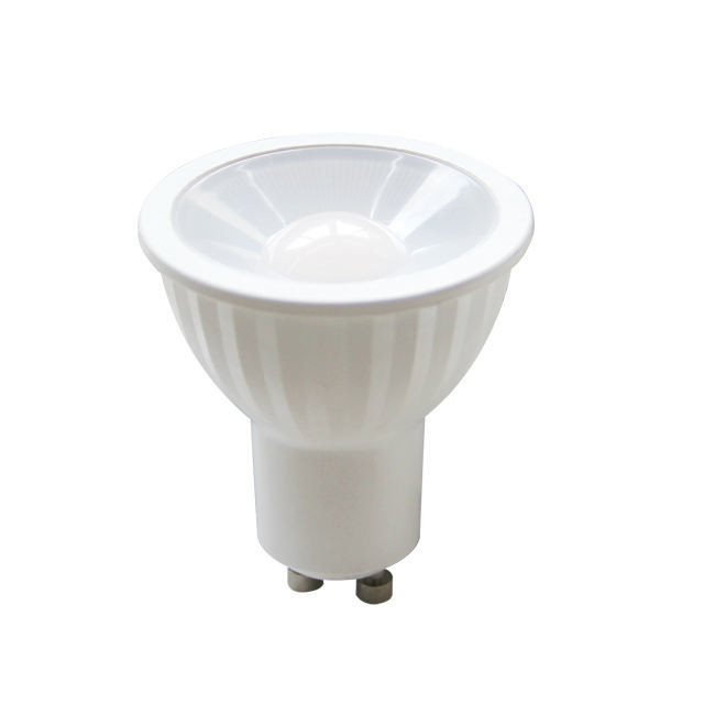 Plastic Aluminium Heatsink GU10 Dimmable LED Spotlight Lamps voor witte binnenverlichting